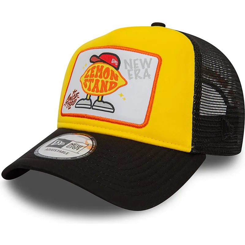 petten-gebogen-geel-snapback-lemon-stand-life-gave-me-lemons-a-frame-patch-van-new-era petten-gebogen-geel-snapback-lemon-stand-life-gave-me-lemons-a-frame-patch-van-new-era