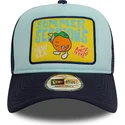 petten-gebogen-blauw-snapback-summer-sessions-a-frame-patch-van-new-era