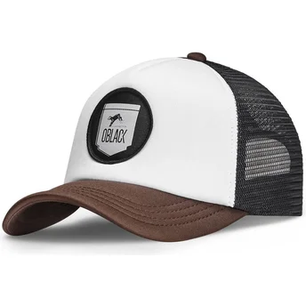Petten gebogen bruin snapback van Oblack