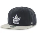 petten-plat-marineblauw-snapback-van-toronto-maple-leafs-nhl-van-47-brand