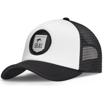 Petten gebogen zwart snapback Classic van Oblack