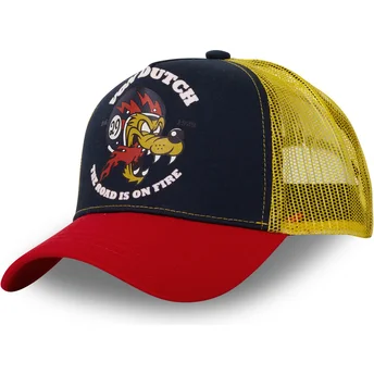 Petten gebogen meerkleurig snapback WOL van Von Dutch