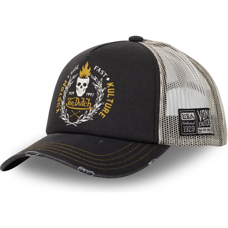 petten-gebogen-zwart-snapback-crew13-van-von-dutch
