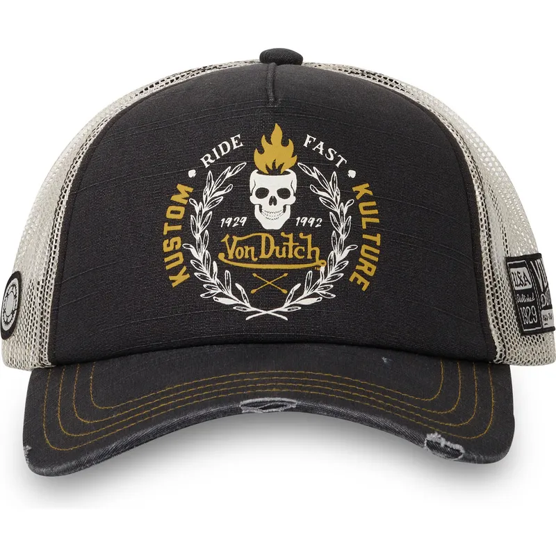 petten-gebogen-zwart-snapback-crew13-van-von-dutch