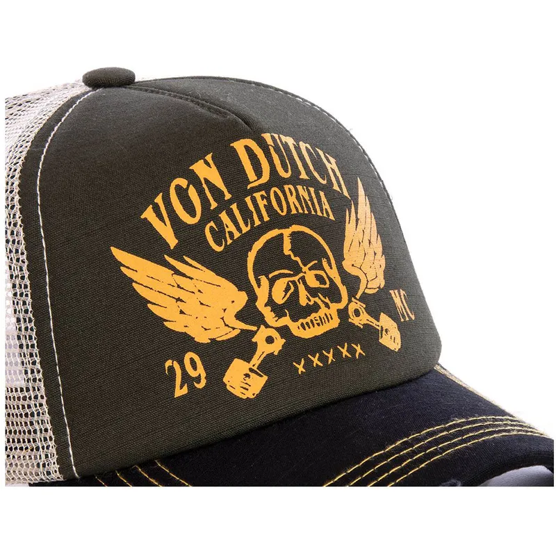 petten-gebogen-groen-snapback-voor-kinderen-kidcrew5-van-von-dutch