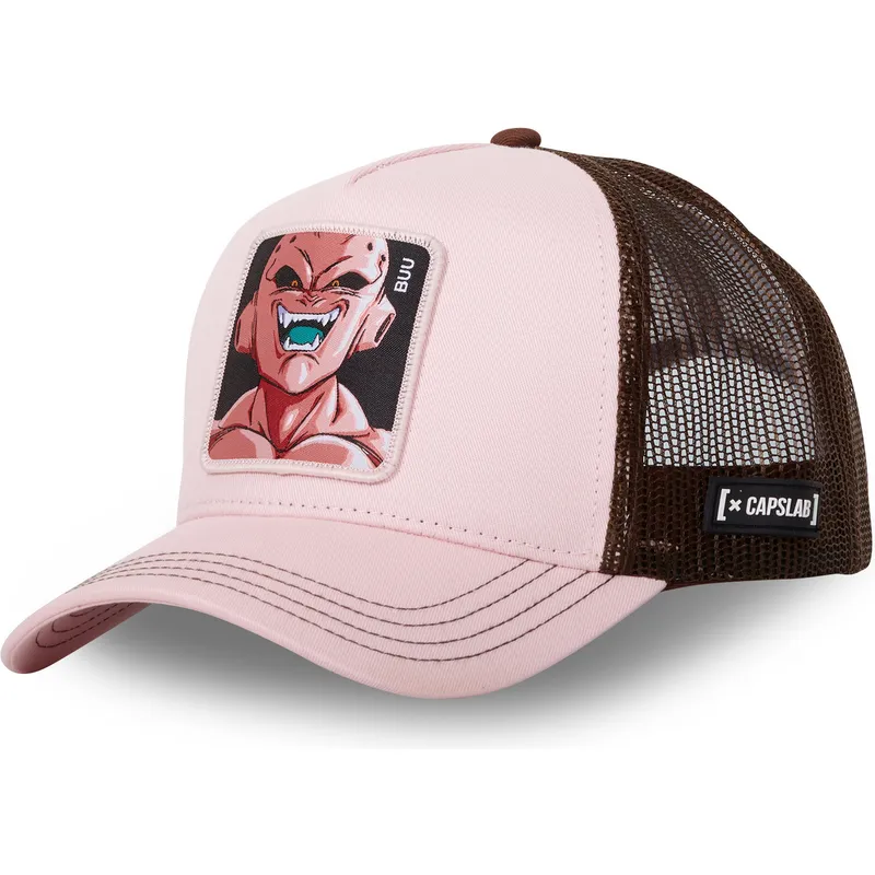 petten-gebogen-roze-snapback-ct-kid-buu-dragon-ball-van-capslab