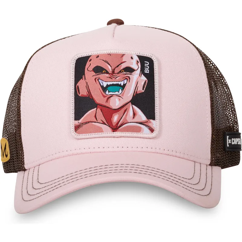 petten-gebogen-roze-snapback-ct-kid-buu-dragon-ball-van-capslab