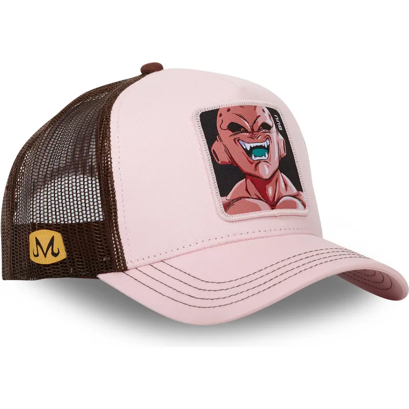 petten-gebogen-roze-snapback-ct-kid-buu-dragon-ball-van-capslab