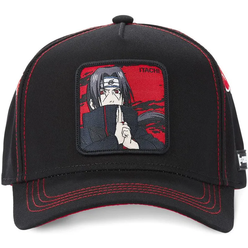 petten-gebogen-zwart-snapback-voor-kinderen-kidaka2-itachi-uchiha-naruto-van-capslab