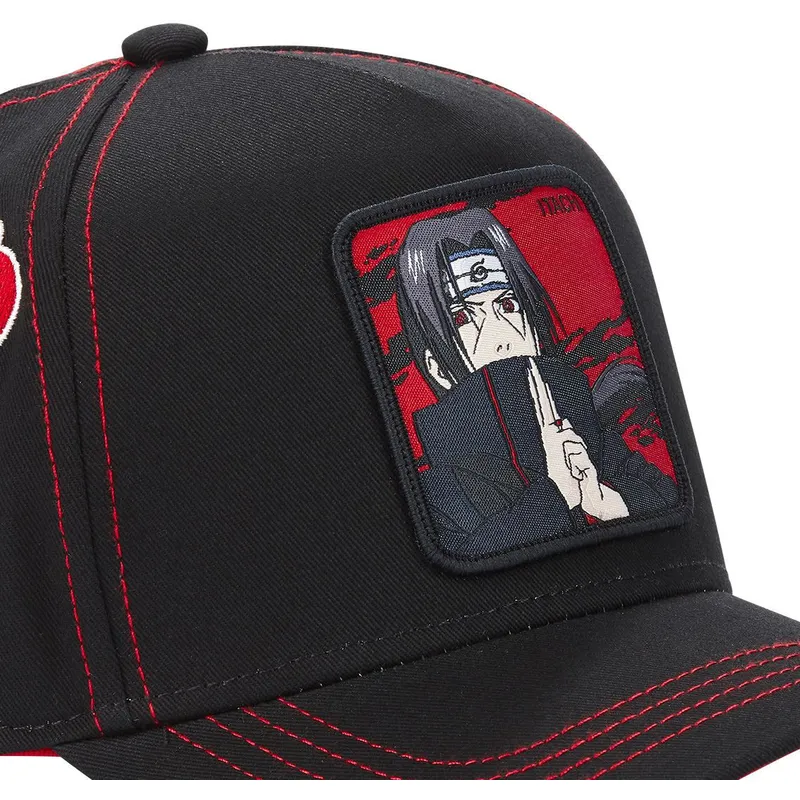 petten-gebogen-zwart-snapback-voor-kinderen-kidaka2-itachi-uchiha-naruto-van-capslab