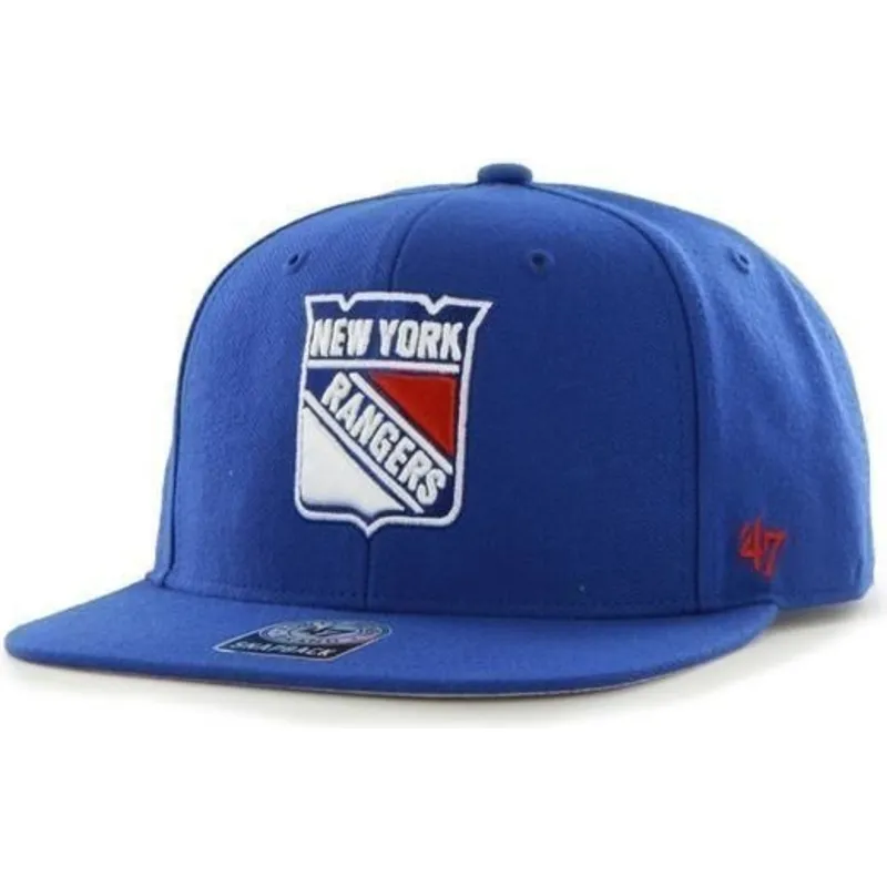 petten-plat-blauw-snapback-van-new-york-rangers-nhl-van-47-brand petten-plat-blauw-snapback-van-new-york-rangers-nhl-van-47-brand