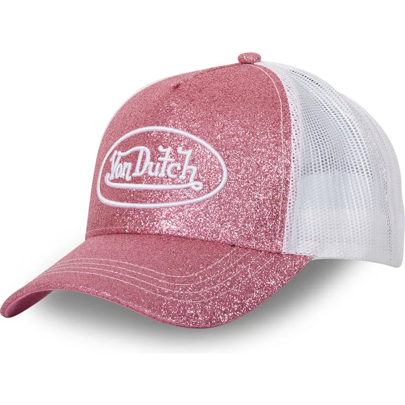 petten-gebogen-roze-snapback-glitter-p-van-von-dutch