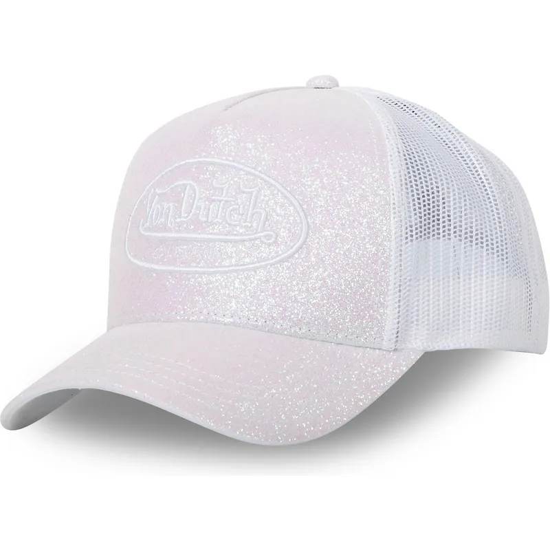 petten-gebogen-wit-snapback-glitter-w-van-von-dutch