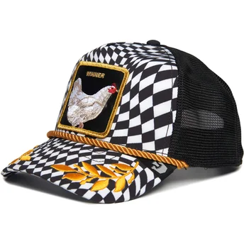 Petten gebogen zwart snapback Winner WWCD Supercharged The Farm van Goorin Bros.