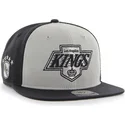 petten-plat-grijs-snapback-van-los-angeles-kings-nhl-van-47-brand
