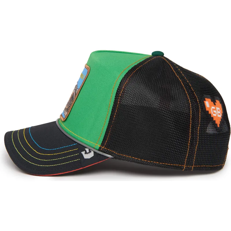 petten-gebogen-groen-snapback-trouble-32-in-twenty-insert-coin-vol2-the-farm-van-goorin-bros