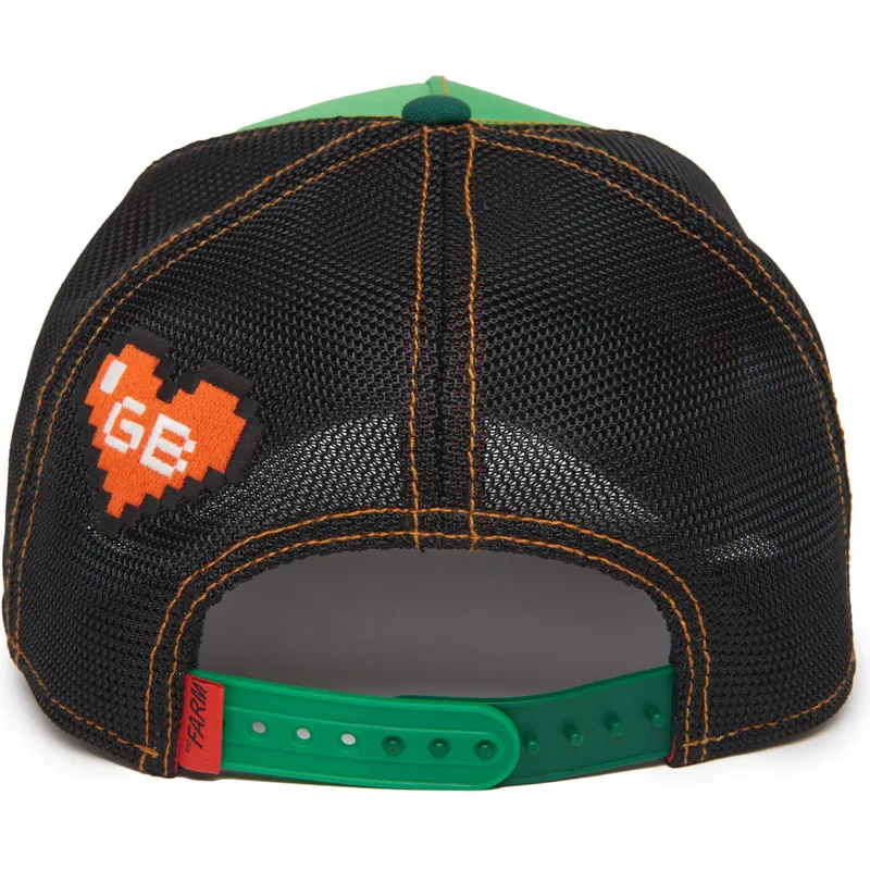 petten-gebogen-groen-snapback-trouble-32-in-twenty-insert-coin-vol2-the-farm-van-goorin-bros