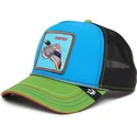 petten-gebogen-blauw-snapback-hunted-get-the-zapper-insert-coin-vol2-the-farm-van-goorin-bros