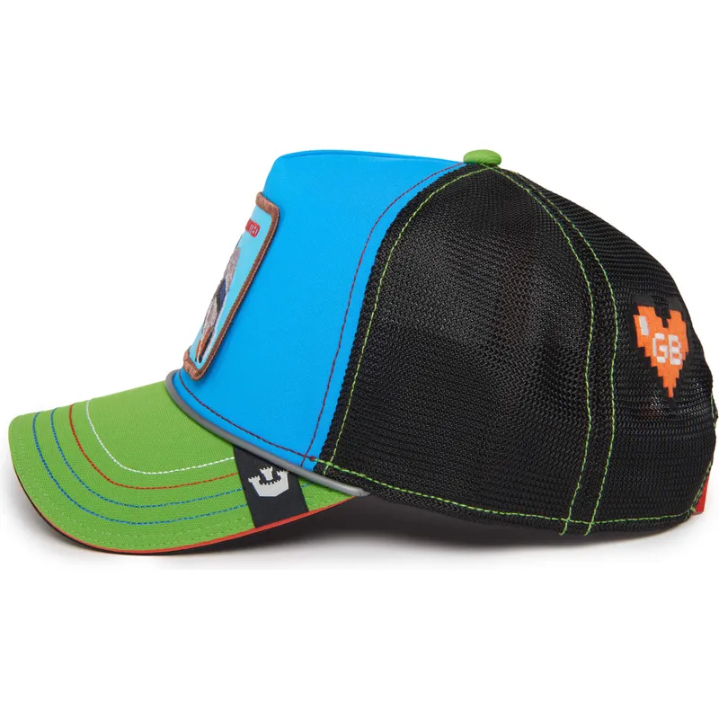 petten-gebogen-blauw-snapback-hunted-get-the-zapper-insert-coin-vol2-the-farm-van-goorin-bros petten-gebogen-blauw-snapback-hunted-get-the-zapper-insert-coin-vol2-the-farm-van-goorin-bros