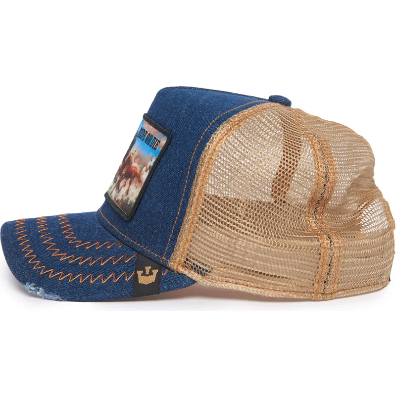 petten-gebogen-blauw-snapback-ride-or-die-model-no-21d302d13-rodeo-the-farm-van-goorin-bros