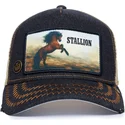 petten-gebogen-zwart-snapback-stallion-model-no-5741110n-rodeo-the-farm-van-goorin-bros