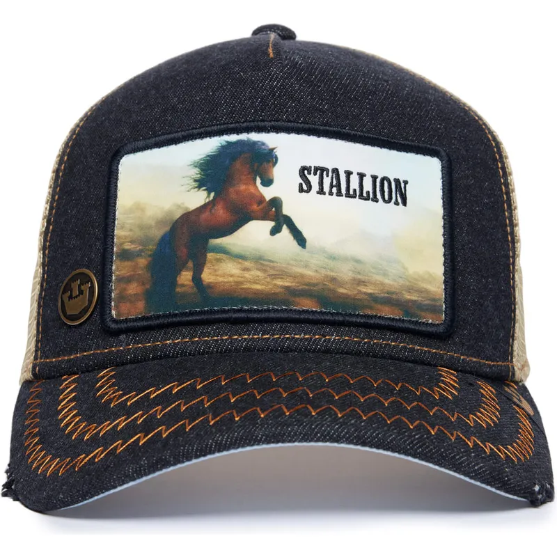 petten-gebogen-zwart-snapback-stallion-model-no-5741110n-rodeo-the-farm-van-goorin-bros