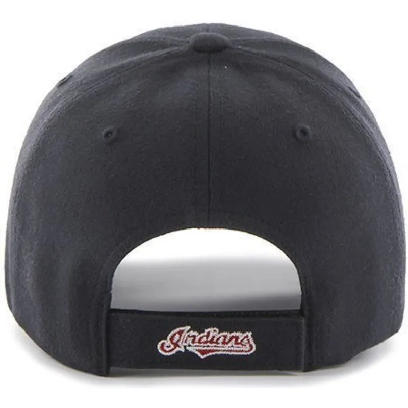 petten-gebogen-marineblauw-verstelbaar-van-cleveland-indians-mlb-van-47-brand