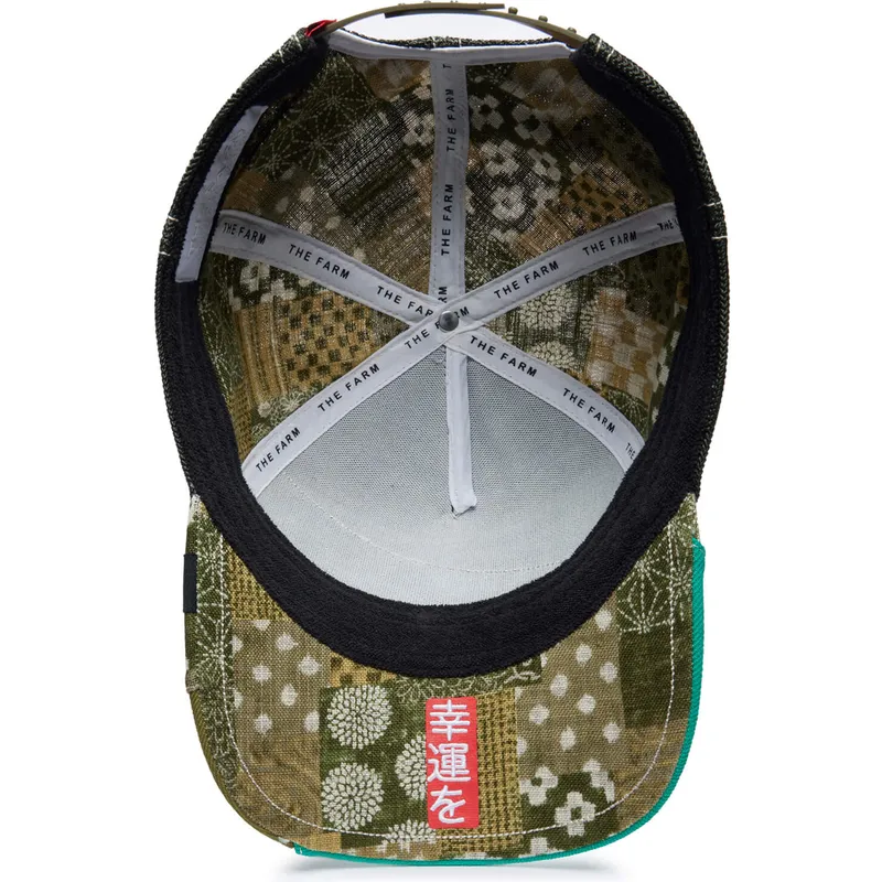 petten-gebogen-groen-snapback-lucky-good-luck-farmigami-the-farm-van-goorin-bros