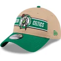 petten-gebogen-bruin-verstelbaar-9twenty-draft-2024-van-boston-celtics-nba-van-new-era