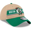 petten-gebogen-bruin-verstelbaar-9twenty-draft-2024-van-boston-celtics-nba-van-new-era