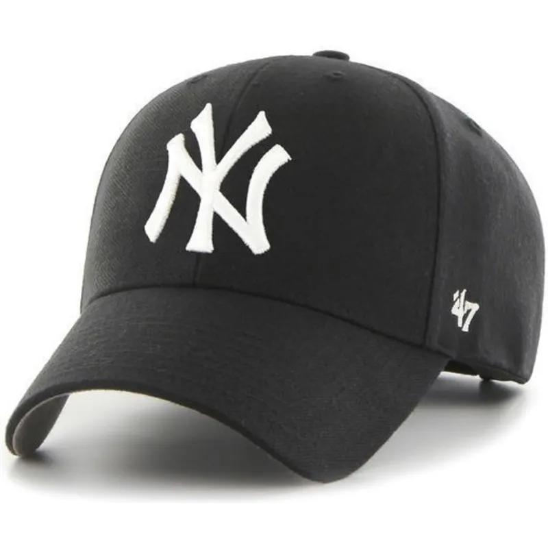 petten-gebogen-zwart-verstelbaar-van-new-york-yankees-mlb-van-47-brand petten-gebogen-zwart-verstelbaar-van-new-york-yankees-mlb-van-47-brand