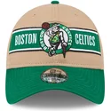 petten-gebogen-bruin-verstelbaar-9twenty-draft-2024-van-boston-celtics-nba-van-new-era