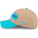 petten-gebogen-bruin-verstelbaar-9twenty-draft-2024-van-charlotte-hornets-nba-van-new-era