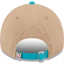 petten-gebogen-bruin-verstelbaar-9twenty-draft-2024-van-charlotte-hornets-nba-van-new-era