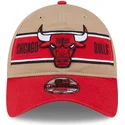 petten-gebogen-bruin-verstelbaar-9twenty-draft-2024-van-chicago-bulls-nba-van-new-era