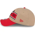 petten-gebogen-bruin-verstelbaar-9twenty-draft-2024-van-chicago-bulls-nba-van-new-era