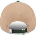 petten-gebogen-bruin-verstelbaar-9twenty-draft-2024-van-milwaukee-bucks-nba-van-new-era