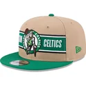 petten-plat-bruin-snapback-9fifty-draft-2024-van-boston-celtics-nba-van-new-era