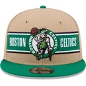 petten-plat-bruin-snapback-9fifty-draft-2024-van-boston-celtics-nba-van-new-era