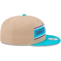 petten-plat-bruin-snapback-9fifty-draft-2024-van-charlotte-hornets-nba-van-new-era