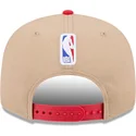 petten-plat-bruin-snapback-9fifty-draft-2024-van-chicago-bulls-nba-van-new-era