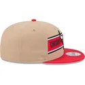 petten-plat-bruin-snapback-9fifty-draft-2024-van-chicago-bulls-nba-van-new-era