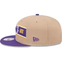 petten-plat-bruin-snapback-9fifty-draft-2024-van-los-angeles-lakers-nba-van-new-era