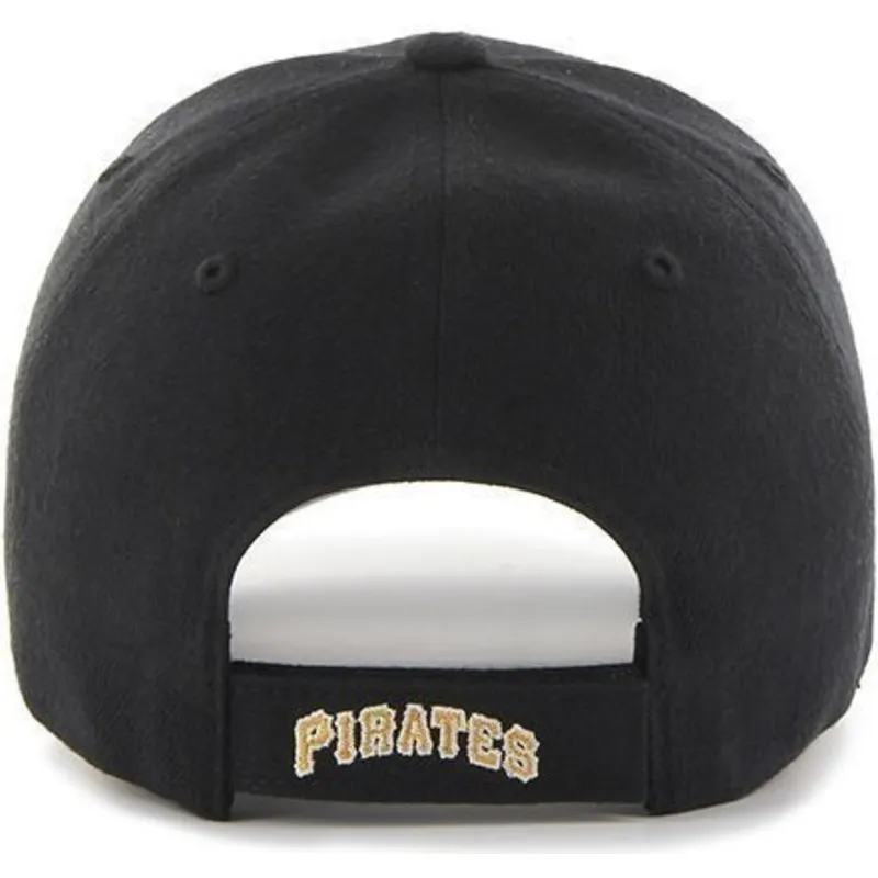 petten-gebogen-zwart-verstelbaar-van-pittsburgh-pirates-mlb-van-47-brand