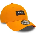 petten-gebogen-oranje-snapback-9forty-repreve-van-mclaren-racing-formula-1-van-new-era