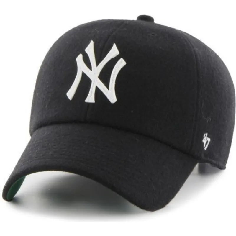 petten-gebogen-zwart-verstelbaar-cinta-piel-van-new-york-yankees-mlb-van-47-brand