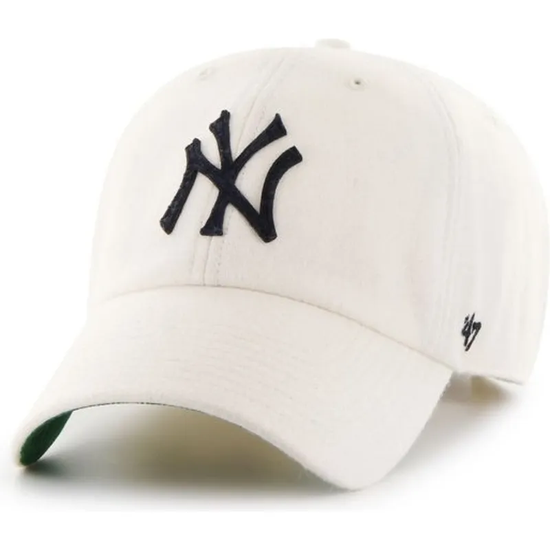 petten-gebogen-creme-verstelbaar-van-new-york-yankees-mlb-van-47-brand