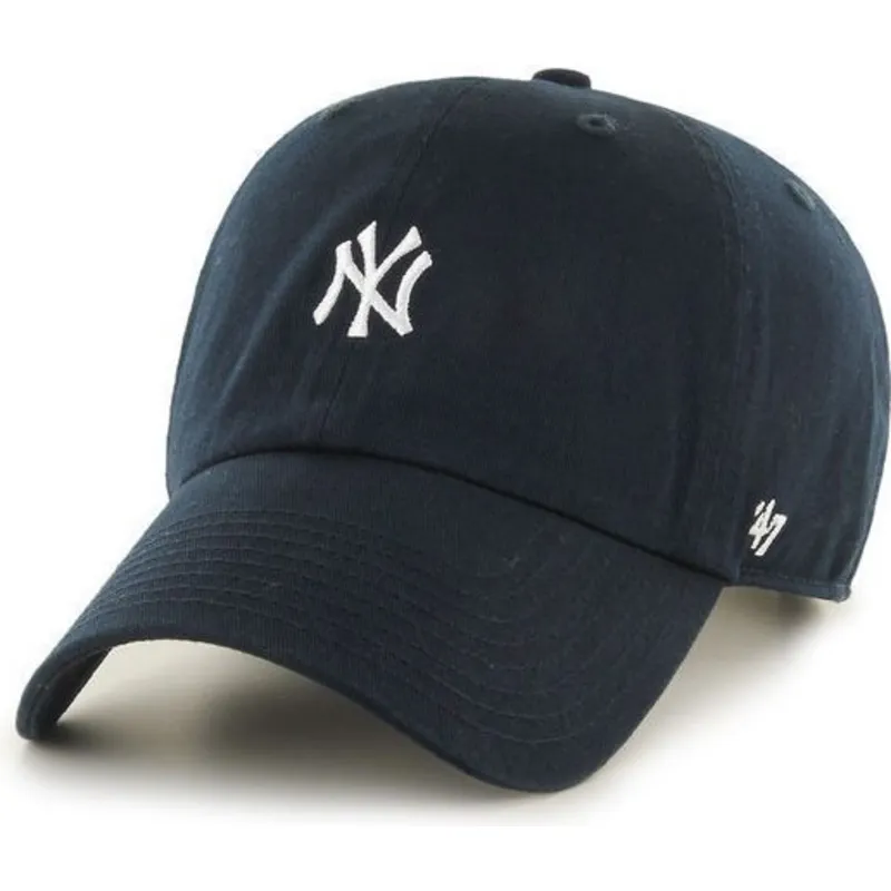 petten-gebogen-marineblauw-verstelbaar-van-new-york-yankees-mlb-van-47-brand