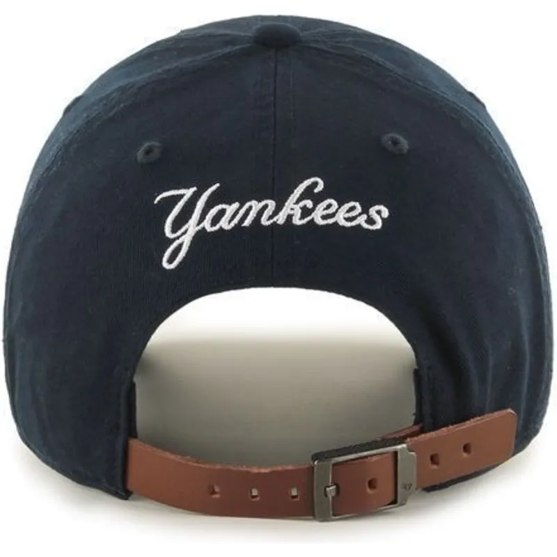 petten-gebogen-marineblauw-verstelbaar-van-new-york-yankees-mlb-van-47-brand