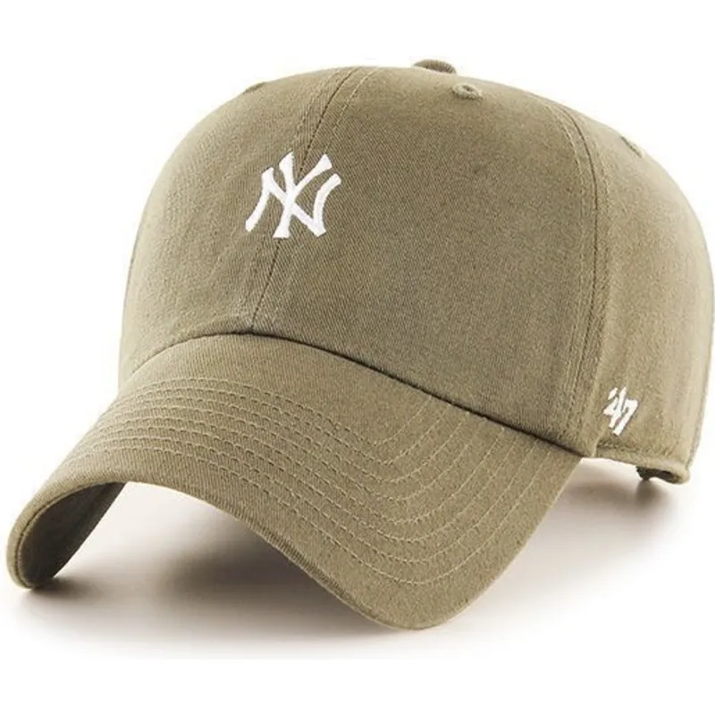 petten-gebogen-bruin-verstelbaar-van-new-york-yankees-mlb-van-47-brand